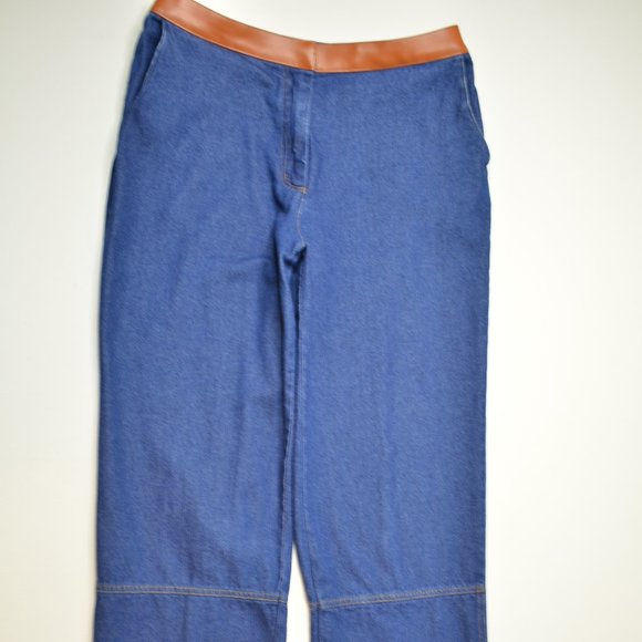 VTG 1990's FORENZA Size 12 T TALL Womens TAPERED Leg HIGH Rise MOM Blue Jeans - Picture 2 of 6